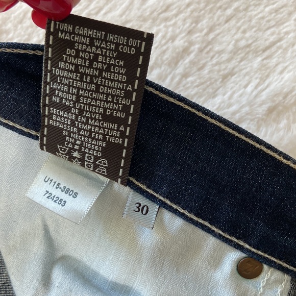 7fam Dojo flare bell bottom Y2k style jeans size 30 7 for all mankind - Picture 11 of 12